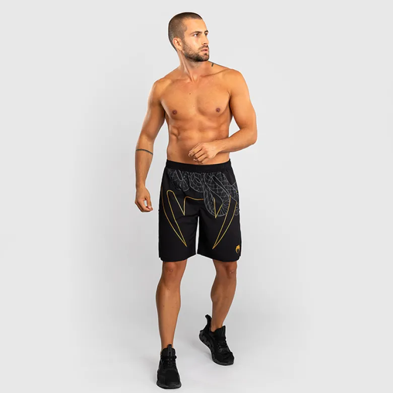 Venum Serpenti Training Shorts Black/Silver/Gold