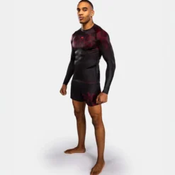 Venum Spectre Long Sleeve Rashguard Black/Red