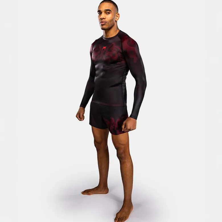 Venum Spectre Long Sleeve Rashguard Black/Red