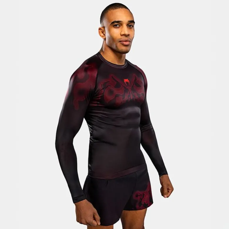 Venum Spectre Long Sleeve Rashguard Black/Red