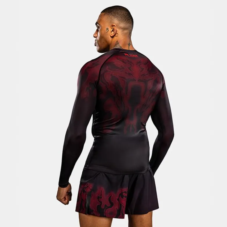 Venum Spectre Long Sleeve Rashguard Black/Red