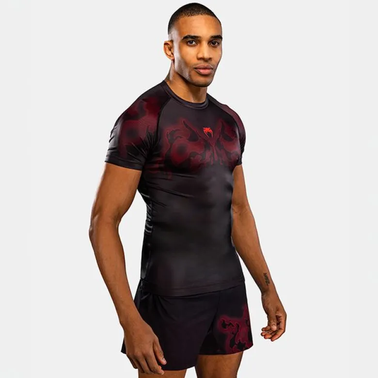 Venum Spectre Short Sleeves Rashguards Black/Red