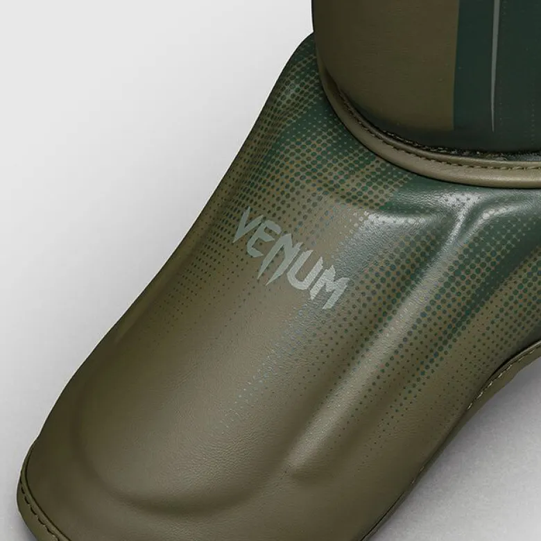 Venum Stealth Shinguards Khaki/Dark Green