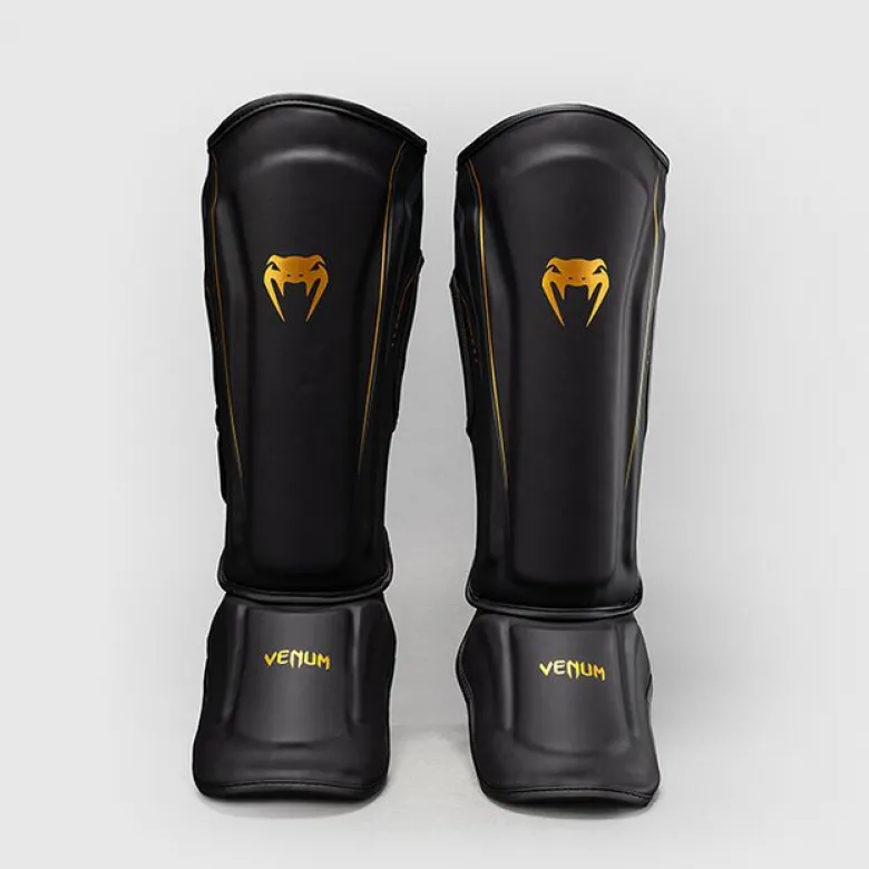Venum Streamline Shinguards Black/Gold