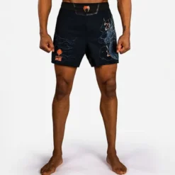 Venum Thunder Dragon Fightshorts Black/Grey/Copper