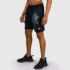 Venum Thunder Dragon Training Shorts Black/Grey/Copper