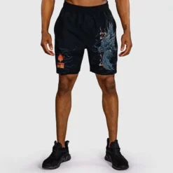 Venum Thunder Dragon Training Shorts Black/Grey/Copper