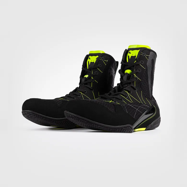 Venum Training Camp 4.0 Boxing Shoes Black/Neon Green