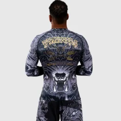 Venum Wolf Atak Long Sleeve Rashguard Black/Grey