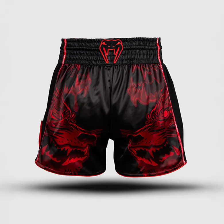 Venum Wolf Atak Muay Thai Shorts Black/Red