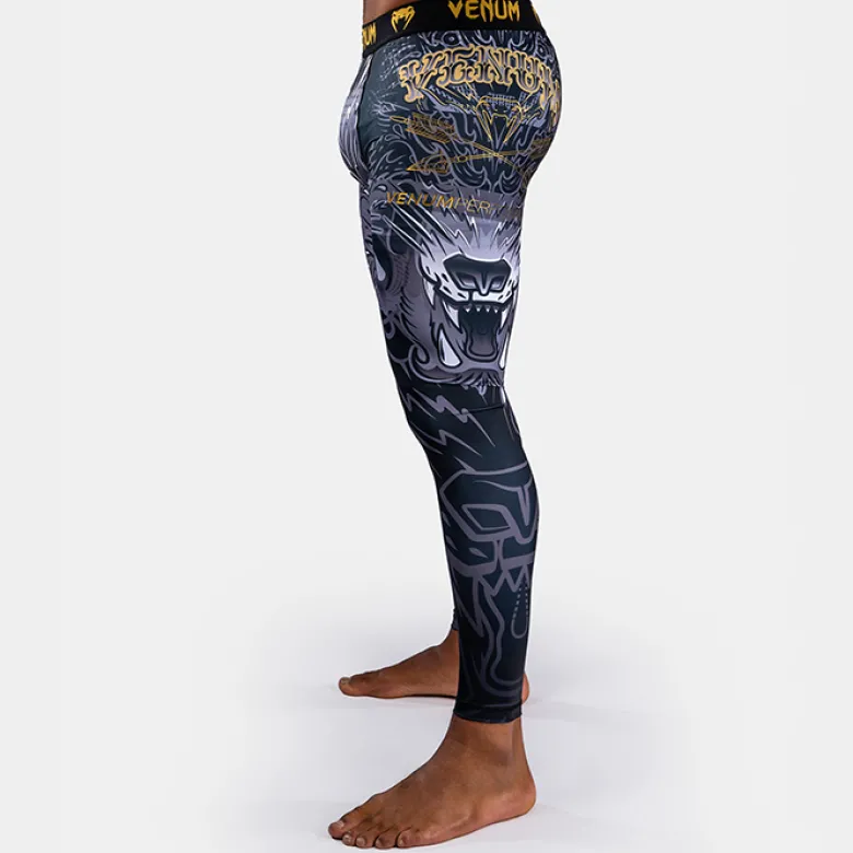 Venum Wolf Atak Spats Black/Grey