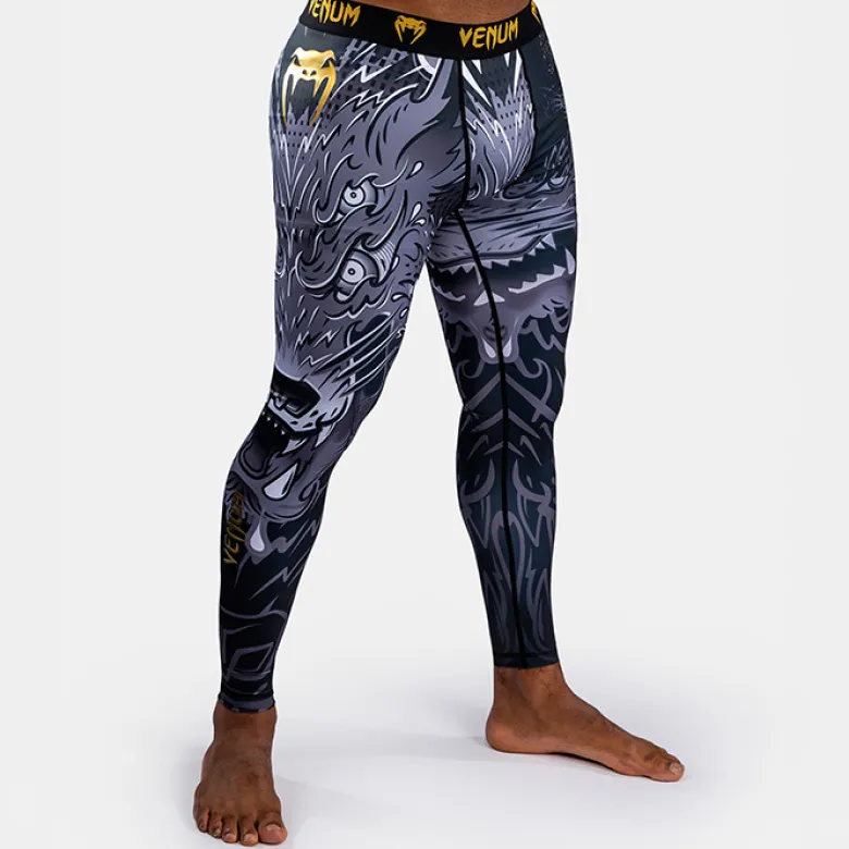 Venum Wolf Atak Spats Black/Grey