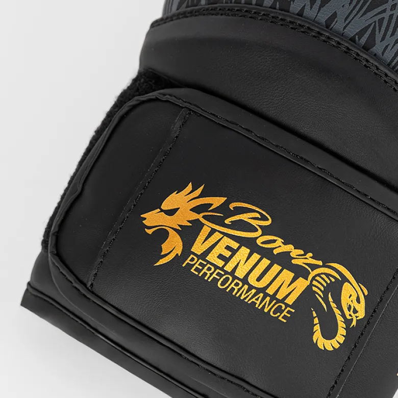 Venum X CHIMAEV Wild Borz Boxing Gloves Black/Gold, 10oz