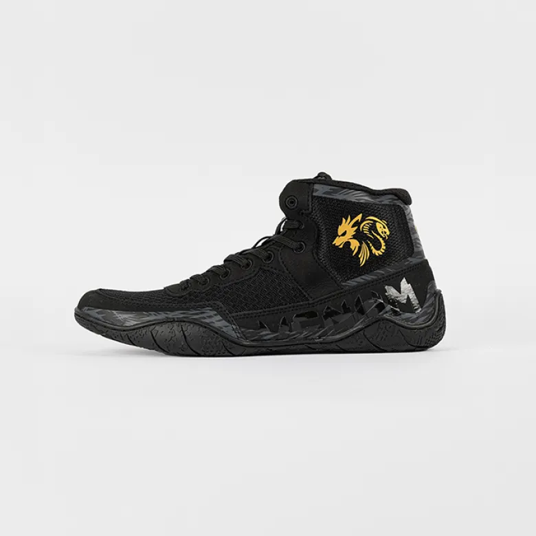 Venum X CHIMAEV Wild Borz Wrestling Shoes Black/Grey