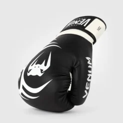 Venum X Mike Tyson Pro Boxing Gloves with velcro Black/White, 10oz