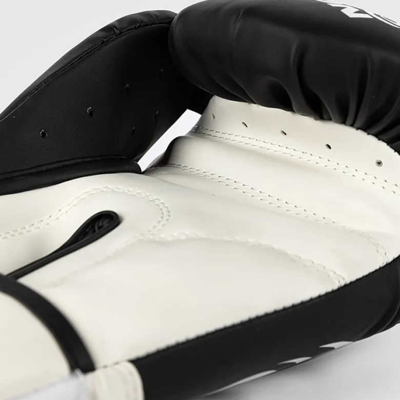 Venum X Mike Tyson Pro Boxing Gloves with velcro Black/White, 10oz