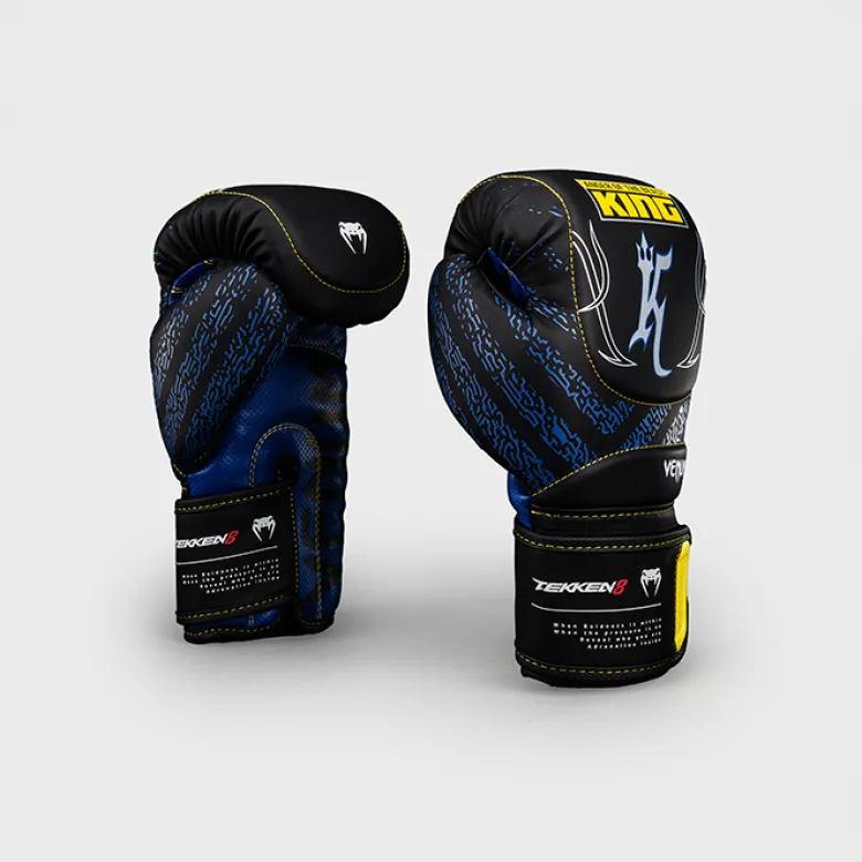 Venum x TEKKEN 8 Boxing Gloves King Black/Yellow, 10oz