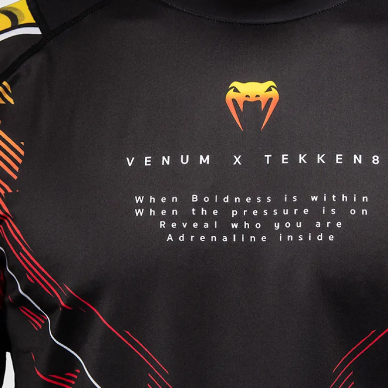 Venum x TEKKEN 8 Dry-Tech T-Shirt Yoshimitsu Black/Orange