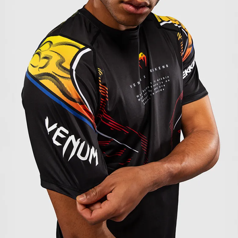 Venum x TEKKEN 8 Dry-Tech T-Shirt Yoshimitsu Black/Orange