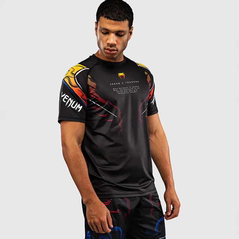 Venum x TEKKEN 8 Dry-Tech T-Shirt Yoshimitsu Black/Orange