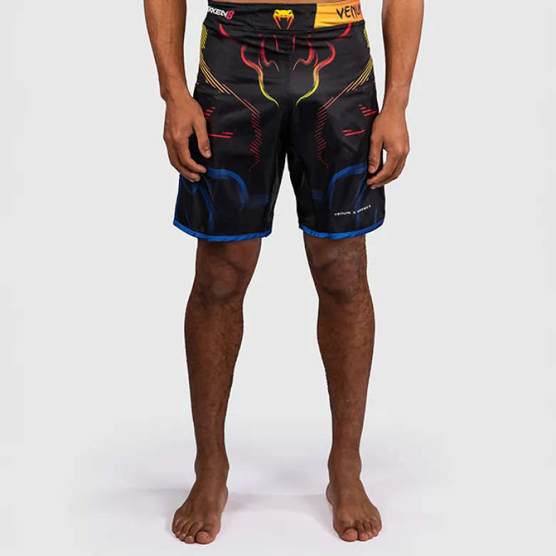 Venum x TEKKEN 8 Fight Shorts Yoshimitsu Black/Orange