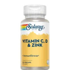 Vitamin C D Zink 30 kapslar