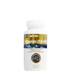 Vitamin D3+K2 60 kapslar