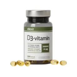 Vitamin D3 25 mcg 1000 IE 100 kapsler