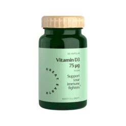 Vitamin D3 Vegan, 60 kapsler