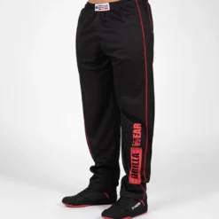 Wallace Mesh Pants, Black/Red