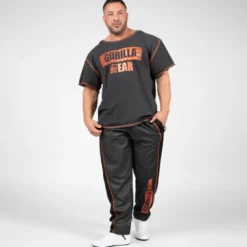 Wallace Mesh Pants, Grey/Orange