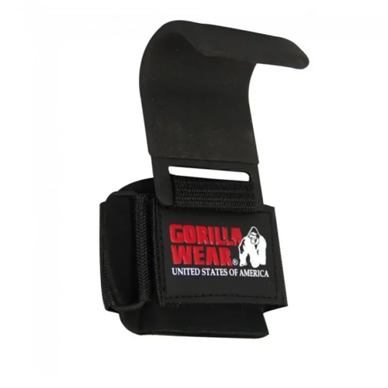 Weight Lifting Hooks Svart