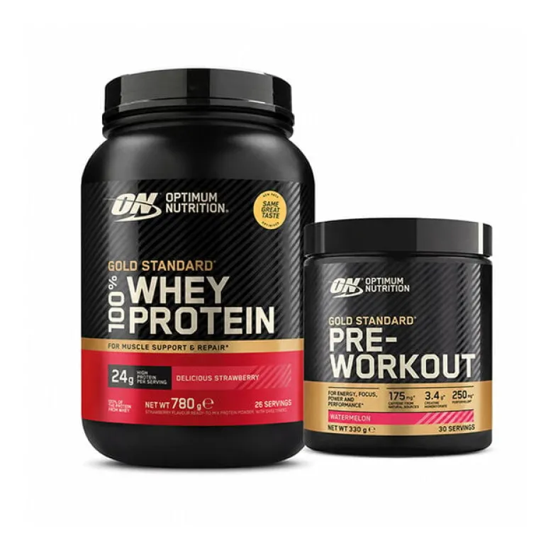 100 % Whey Gold Standard Myseprotein 700 g + Gold Standard PWO 330 g