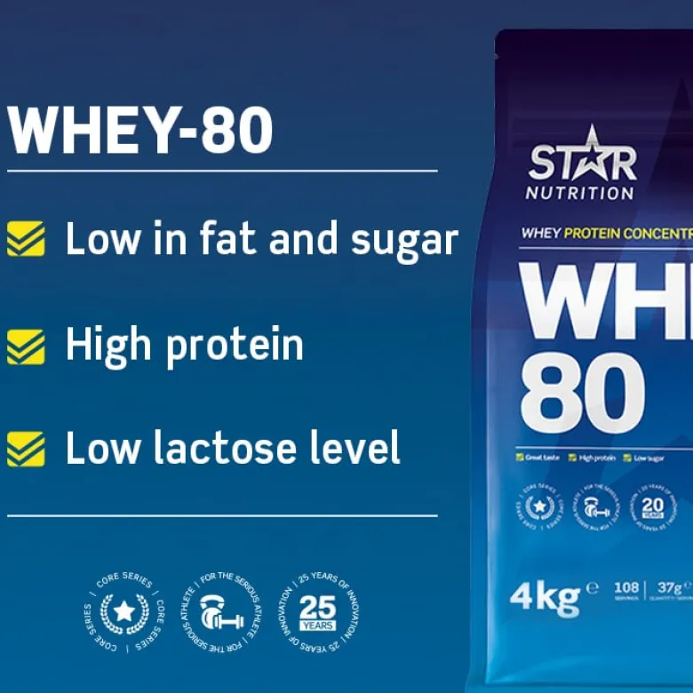 Whey-80, 4kg, Double Rich Chocolate