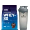 Whey-80 1 kg + Shaker Grey 800 ml