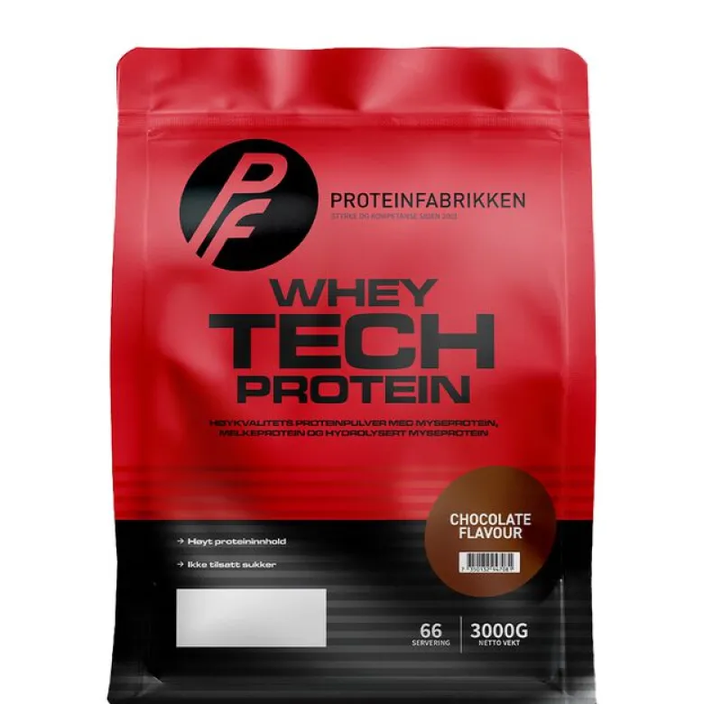 Whey Tech Protein, 3000 g, Sjokolade
