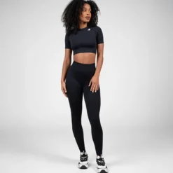 Whitney Seamless Leggings, Black