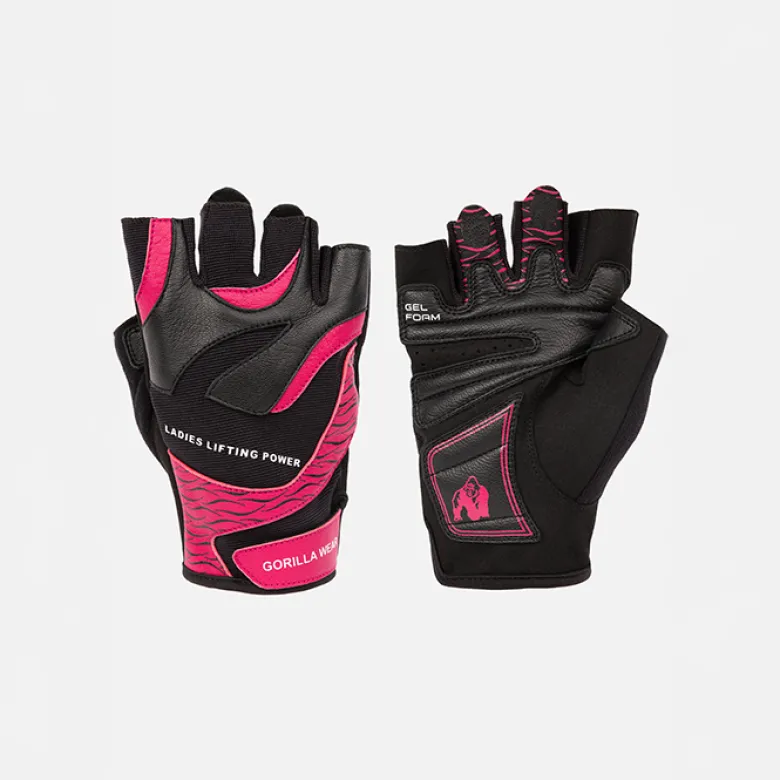 Women's Fitness Gloves 2.0, Black/Pink