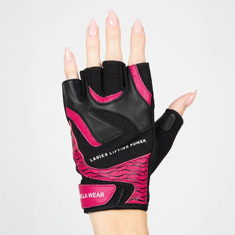 Women's Fitness Gloves 2.0, Black/Pink