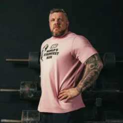 World Strongest Man 2026 T-Shirt Heats Men's Peony