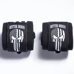Wrist Wraps 18 inch, Black/White