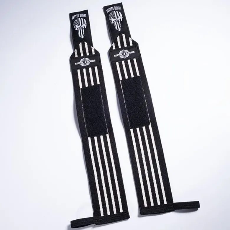 Wrist Wraps 18 inch, Black/White