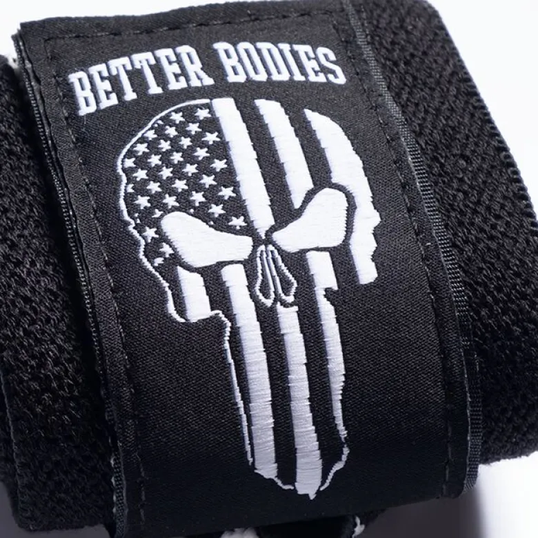 Wrist Wraps 18 inch, Black/White