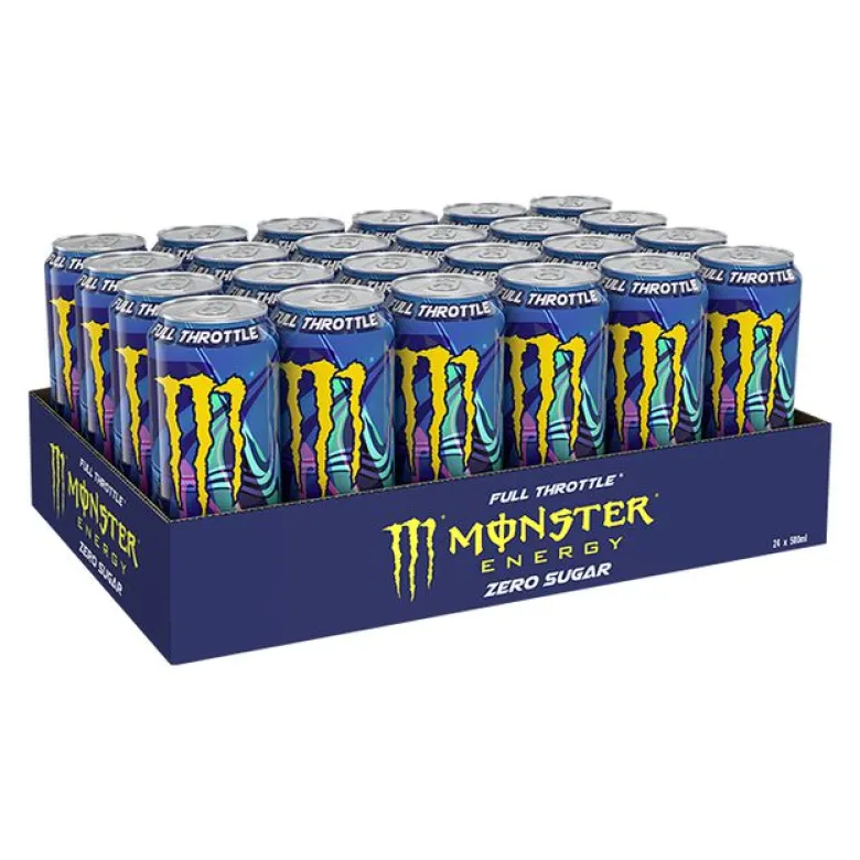 24 x Monster Energy 50 cl Full Throttle Zero Sugar