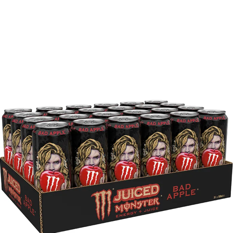 24 x Monster Energy, 50 cl, Juiced Bad Apple