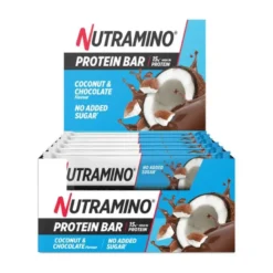 20 x Nutramino Protein Bar 50 g Coconut & Chocolate