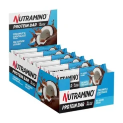 20 x Nutramino Protein Bar 50 g Coconut & Chocolate