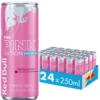 24 x Red Bull Energidryck, 250 ml, Sockerfri pink Edition