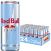 24 x Red Bull Energidryck, 250 ml, Zero