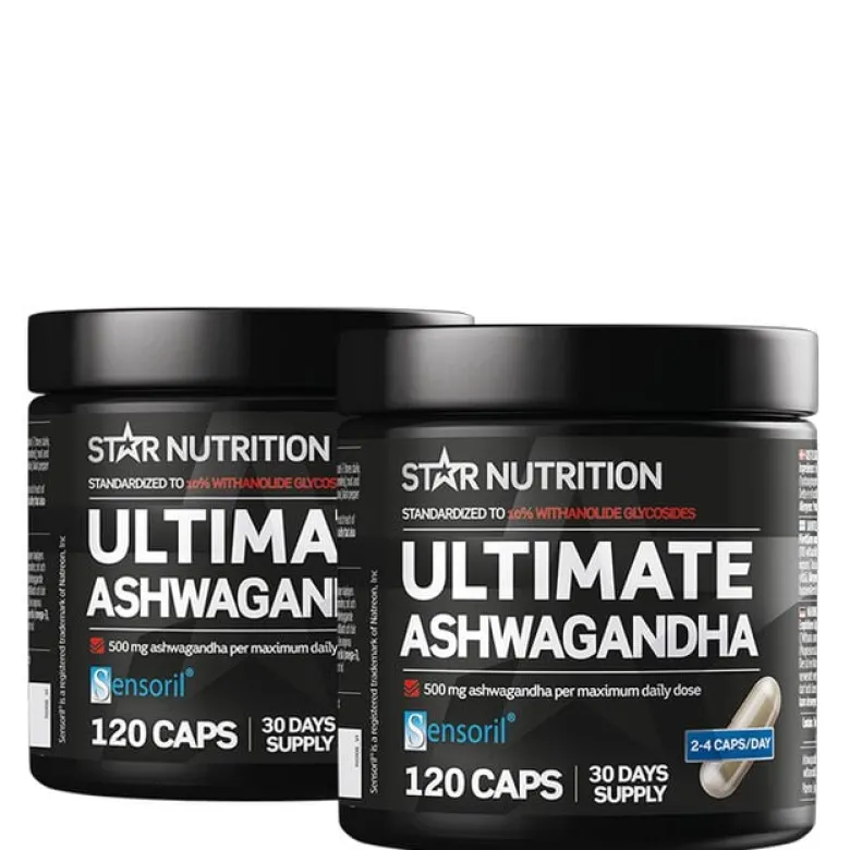 2 x Ultimate Ashwagandha 120 kapsler